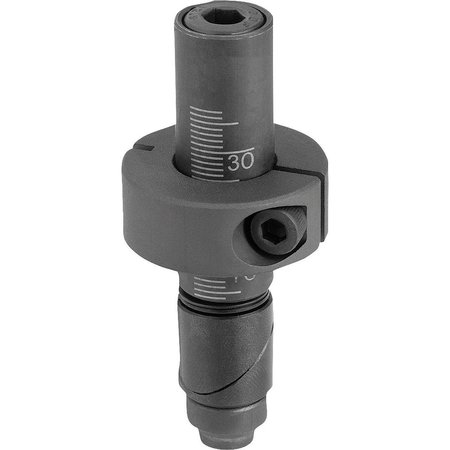 KIPP Clamping Pin Form:A Without Clamping Lever, D=16, H=78, Steel Black Oxidized K1503.0016